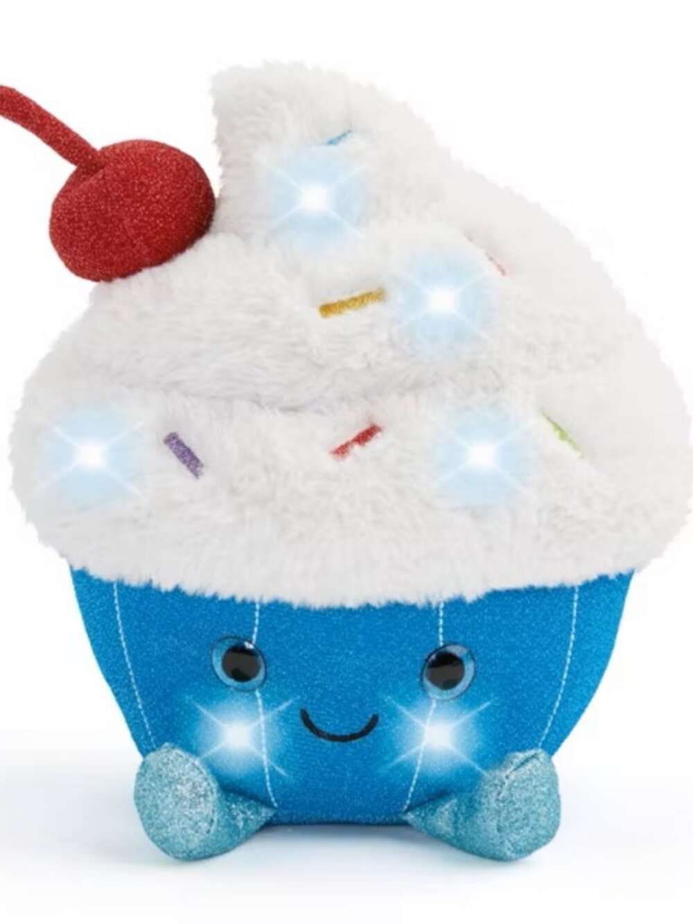 F.A.O. SCHWARZ Glow Brights LED and Music Plush Cupcake - NEW NWT